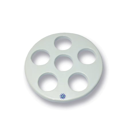 Porcelain Desiccator Plate,Large Holes,